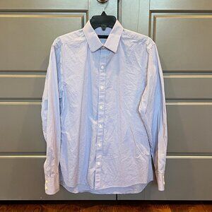 Zachary Prell Men's shirt sz S in blue and white check